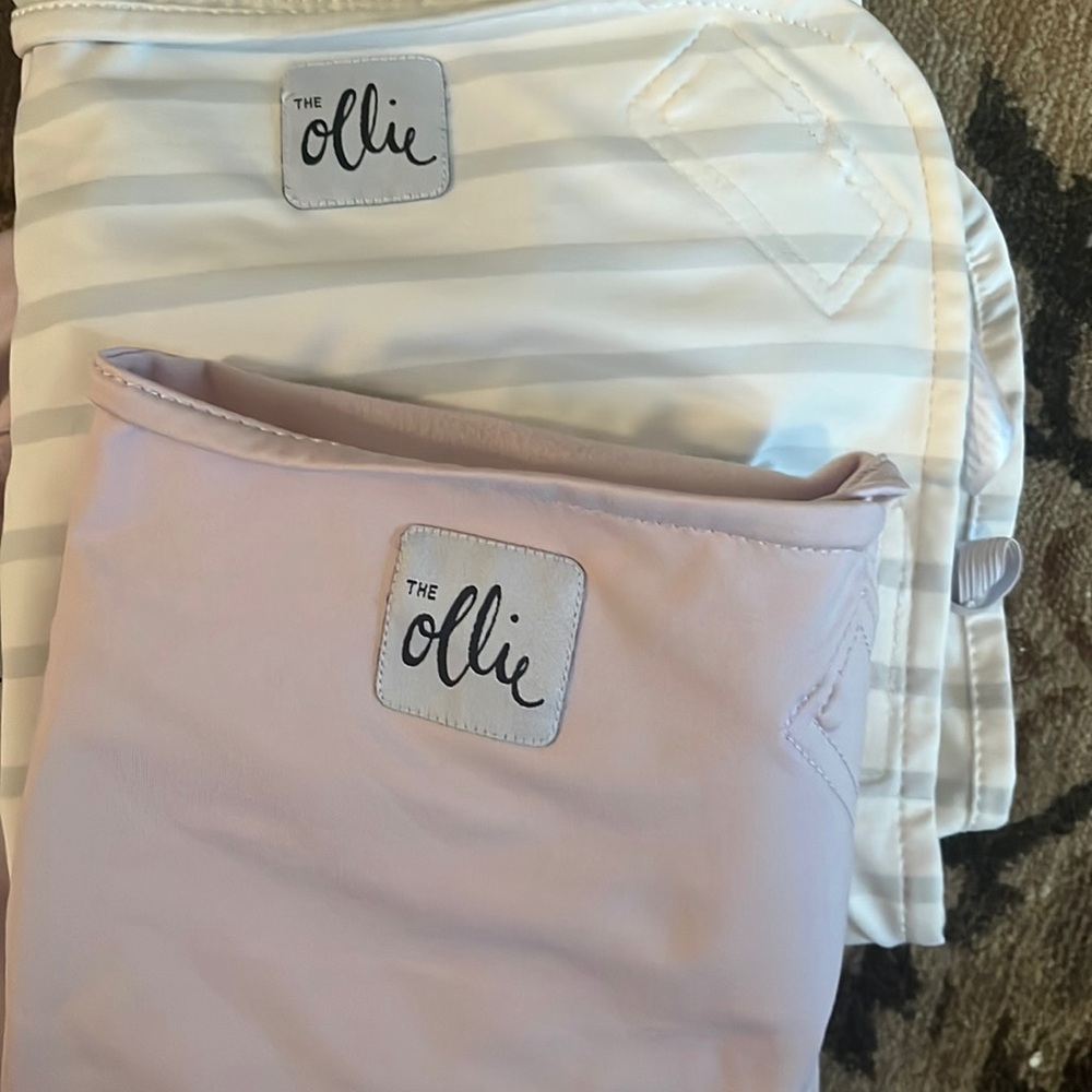 Ollie swaddles